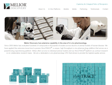 Tablet Screenshot of meliordiscovery.com